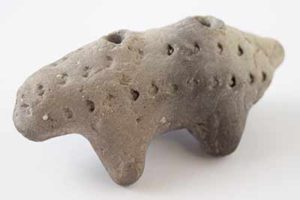 Clay object in the shape of a wild boar